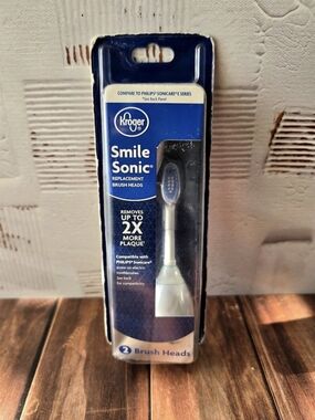 Kroger Smile Sonic Replacement Brush Heads 2-Pack Replacement Brush Heads